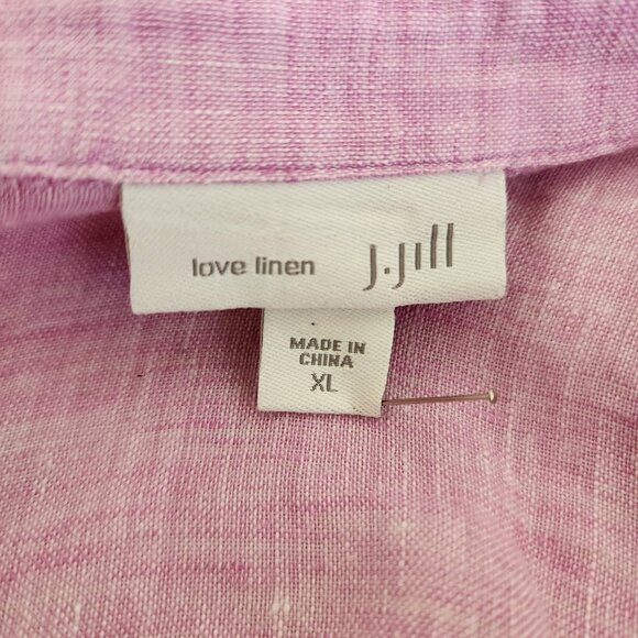 J Jill Love Linen Tunic Top - Picture 5 of 13